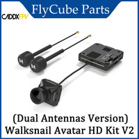 Caddx Walksnail Avatar HD Kit V2 / Avatar HD Pro Kit (Dual Antennas Version) Gyroflow+32G for FPV Freestyle Drones DIY RC Parts