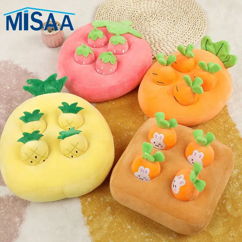 

Plush Carrot Stimulating Plush Colorful Interactive And Stimulating Entertaining Brain-teasing And Entertaining Snuffle Mat Fun