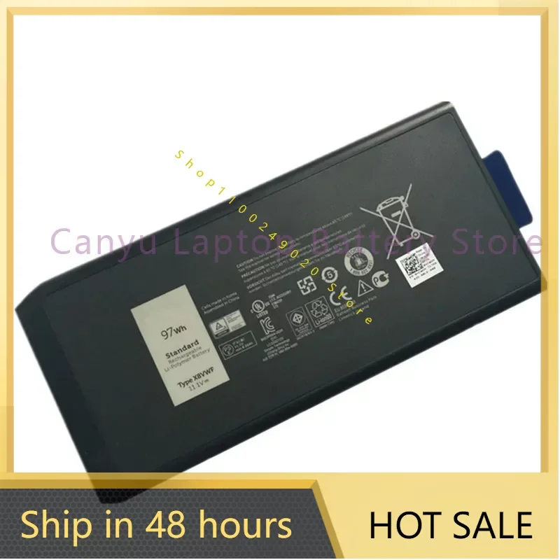 

2024 New Battery For Latitude 14 5404 7404 12 7204 Rugged Extreme P45G X8VWF CJ2K14XKN5