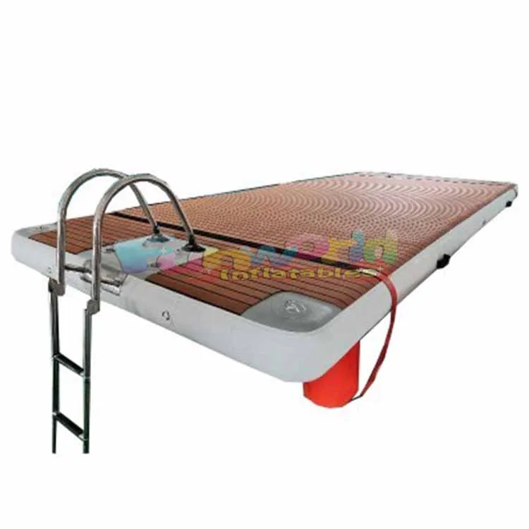 Summer 6ft 8ft 10ft 12ft Island Floating Dock Inflatable Platform Raft Water Pad For Adults Manufacturer