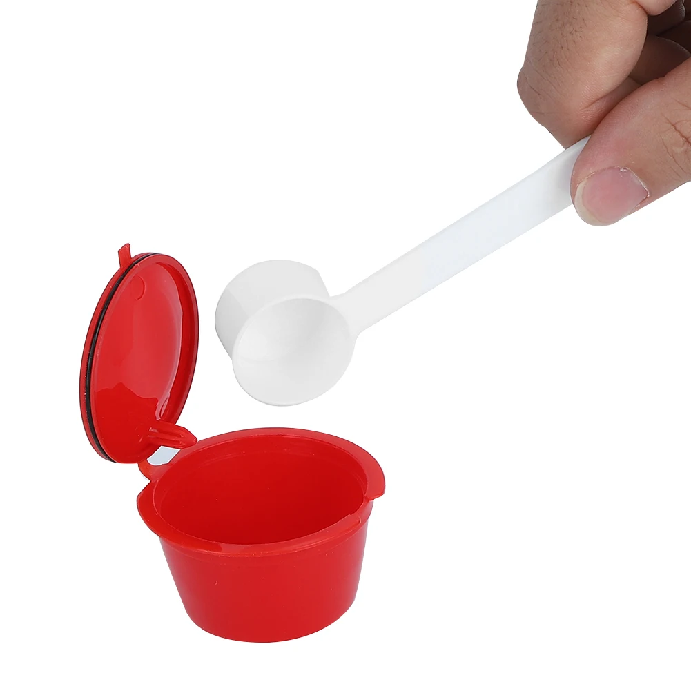 Coffee Pods Reusable Refillable Coffee Capsule Filter Cup with Spoon Brush Set Cafe Tools for Dolce Gusto Reusable Coffee Filter