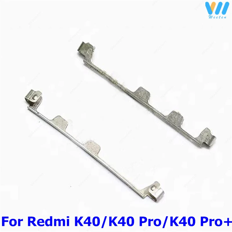 Side Button Buckle Bolt Bracket For Redmi K40 K40 Pro K40 Pro Plus Power Volume Key Switch Bracket Snap Gasket Replacement Parts