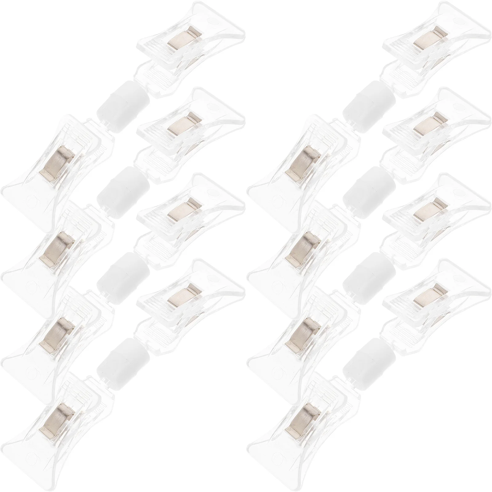 

Набор из 8 прозрачных поворотных держателей для ценников и рекламных вывесок для торговых стеллажей и витрин