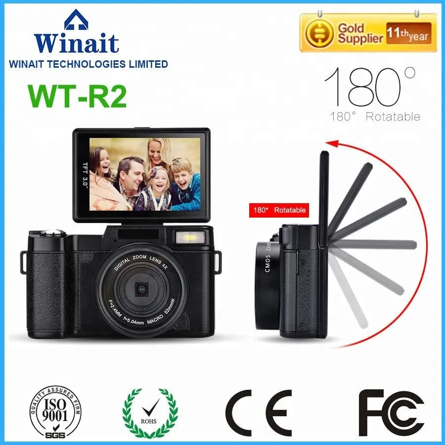 YYHC- WT-R2 Digital Cameras HD Photo Similar Camcorders DSLR Wide Angle Telephoto Lens Camara Digital