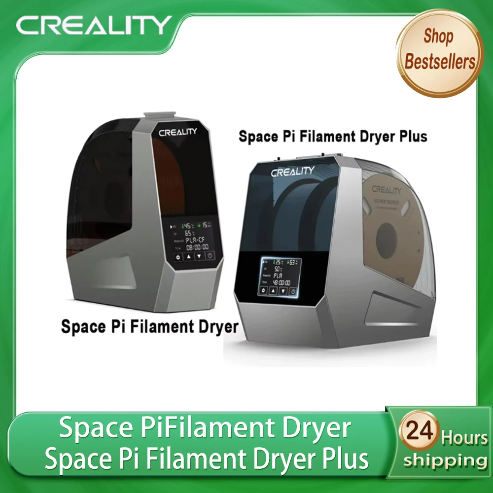 CREALITY Official Space Pi Filament Dryer 3D Printer Filament Box 360° PTC Fast Heating Fits 1.75/2.85mm PLA PETG ABS TPU PA