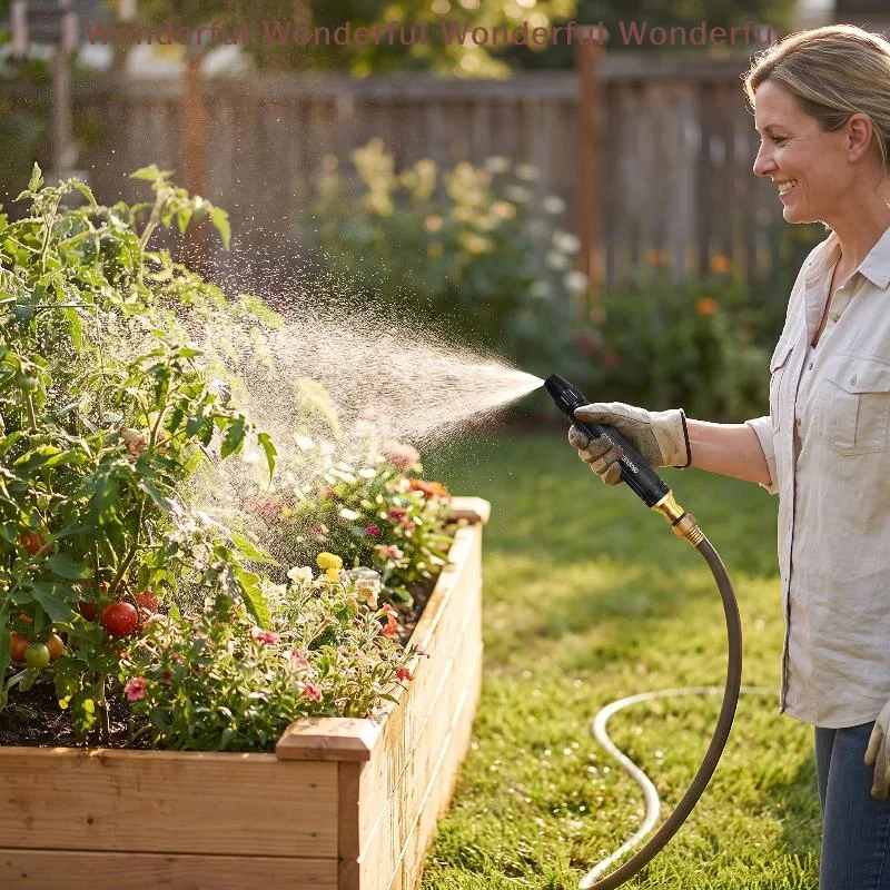 Home High-Pressure Car Wash Water Garden Hose Sprayer For Watering Plants And Vegetables And Car Washing
