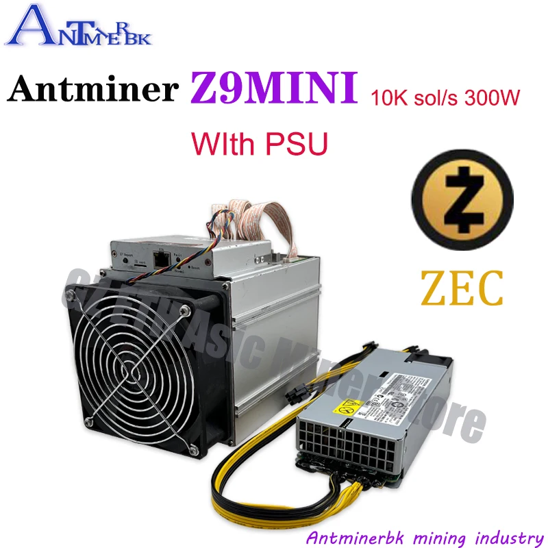 Antminer Miner Z9mini 10k Equihash Bergbau Maschine ZCASH ZEC Kann Übertaktet To14K Bergleute Sind Besser Als Asic S9 z11 Z9 Z11