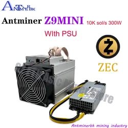 Antminer Miner Z9mini 10k Equihash Mining Machine ZCASH ZEC Can Be Overclocked To14K Miners Are Better Than Asic S9 Z11 Z9 Z11