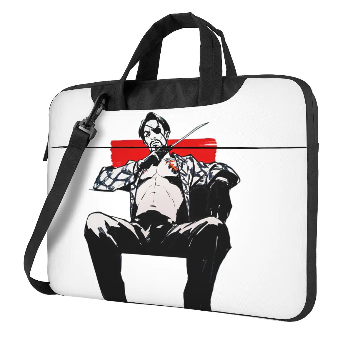 

Goro Majima T SHIRT Yakuza Kiwami Dead Souls Sticker Laptop Bag Case Protective Vintage Computer Bag Crossbody Laptop Pouch