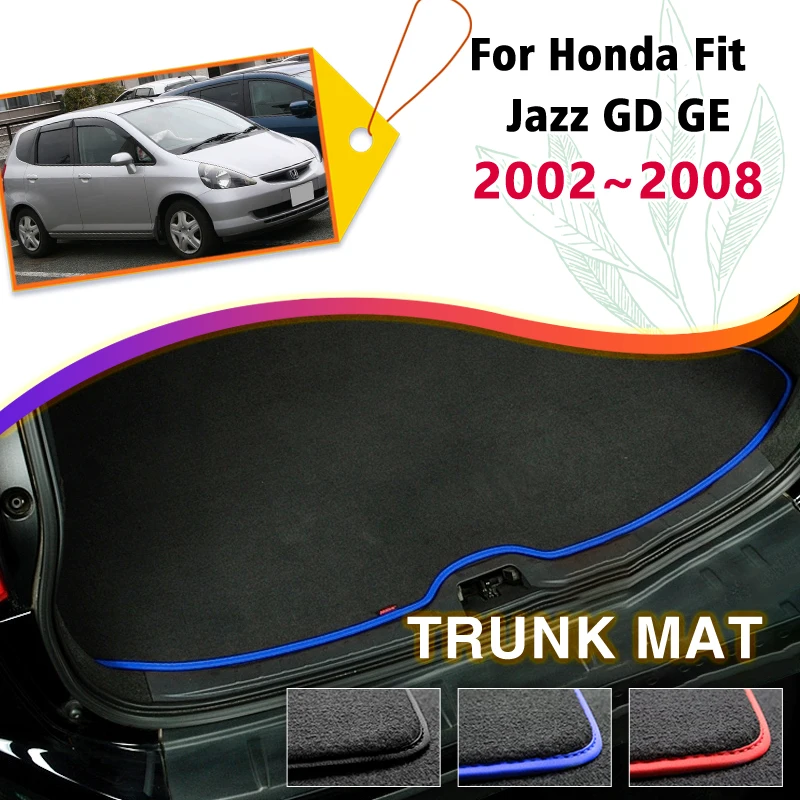 

Car Trunk Storage Mat For Honda Fit Jazz GD GE 2002~2008 Boot Cargo Liner Tray Trunk Luggage Floor Carpet Pad Auto Accessories