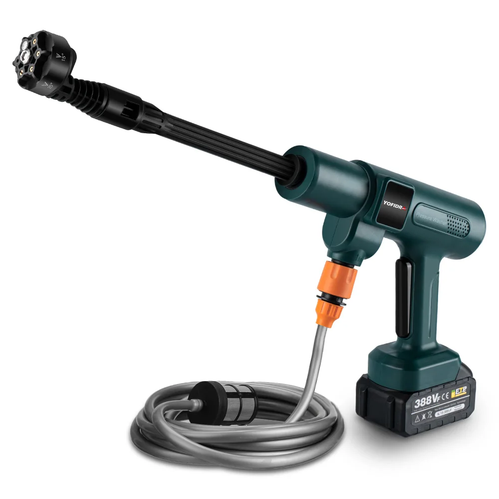 高圧洗浄機 Yofidra製　200bar YOFIDRA 200Bar 3000W ブラシレス電動高圧洗浄機 6in1 車・庭用
