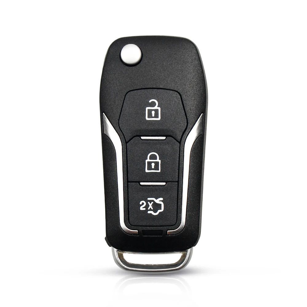 KEYYOU 3 Buttons Modified Flip Folding Remote Key Flip Fob Shell For Ford Focus 3 Fiesta connect mondeo c max Smart Key Case