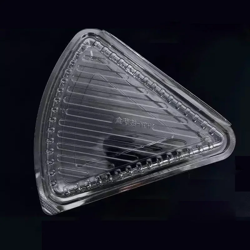 

50 шт. пластиковая коробка для пиццы, прозрачная упаковка для ломтиков торта, треугольный контейнер, десертный пирог для свадьбы, рождественской вечеринки, принадлежности