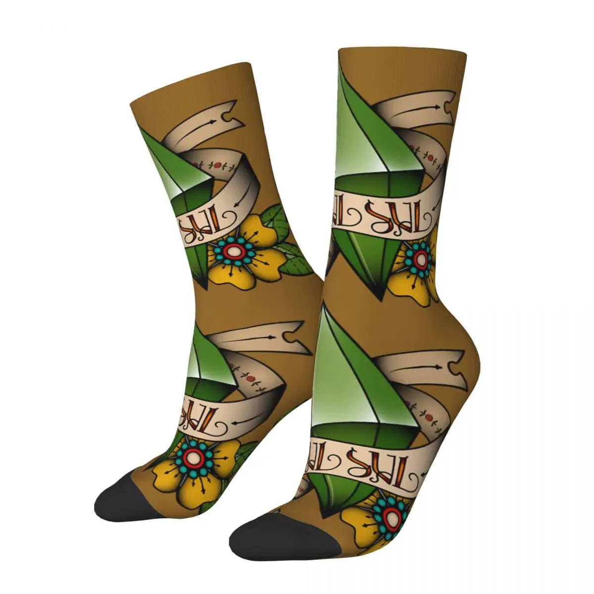 Funny Happy Simlish Men's Socks Vintage Harajuku The Sims 4 Business Simulation Game Hip Hop Novelty Seamless Crew Crazy Sock