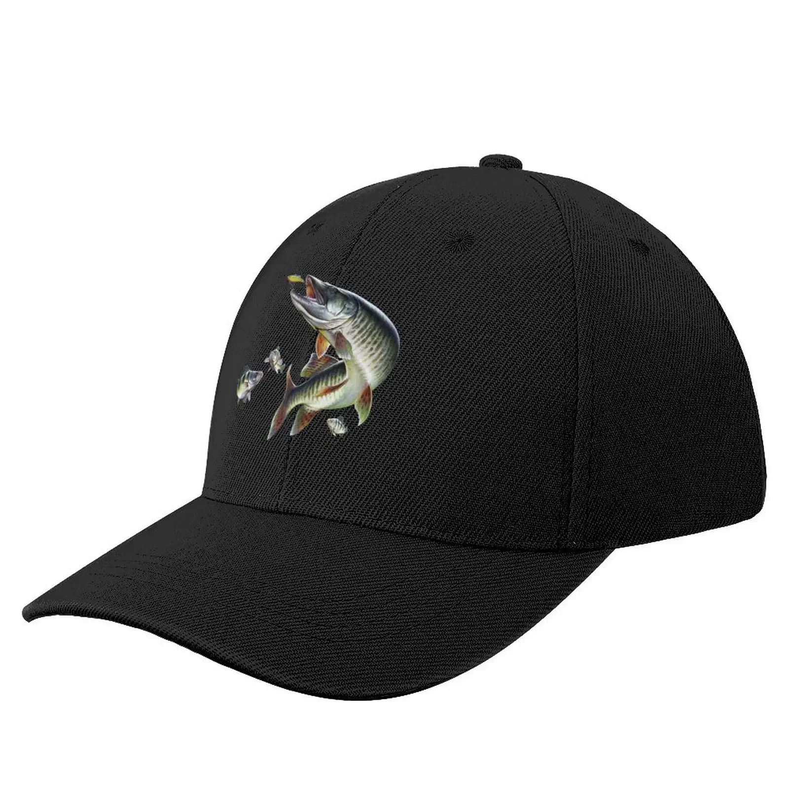 

Muskie Fishing Baseball Cap black dad hat Designer Hat Man Women's