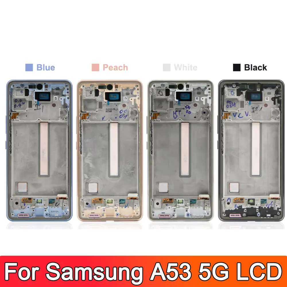 6.5\'\' For OLED For Samsung A53 5G LCD A536 A536B A536E SM-A536U Display Touch Screen with Frame Digitizer Assembly Replacement