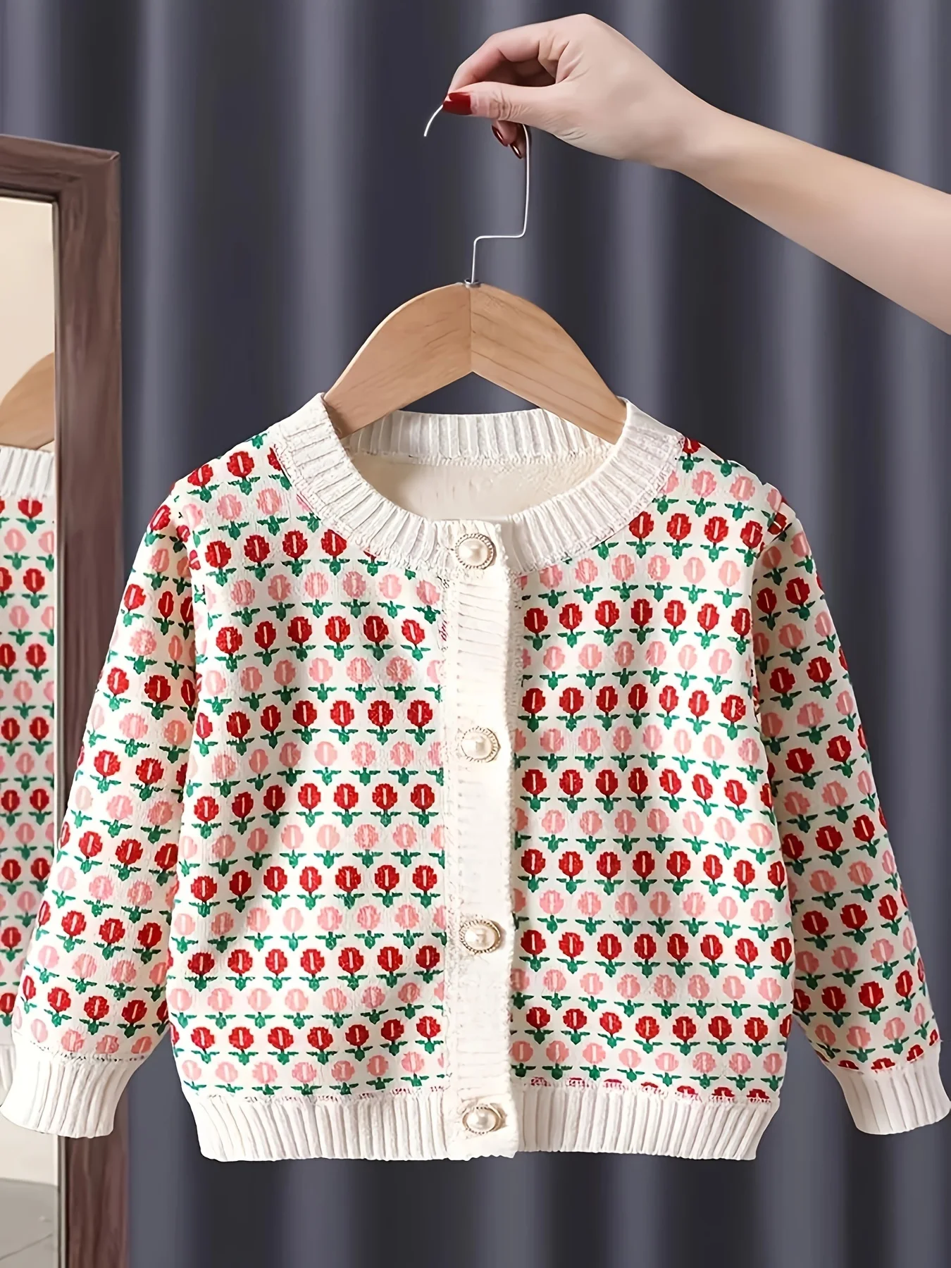 Mädchen Herbst Kleidung Neue Stil Kinder Retro Strickjacke Jacke Koreanischen Stil Trendy Baby Pullover