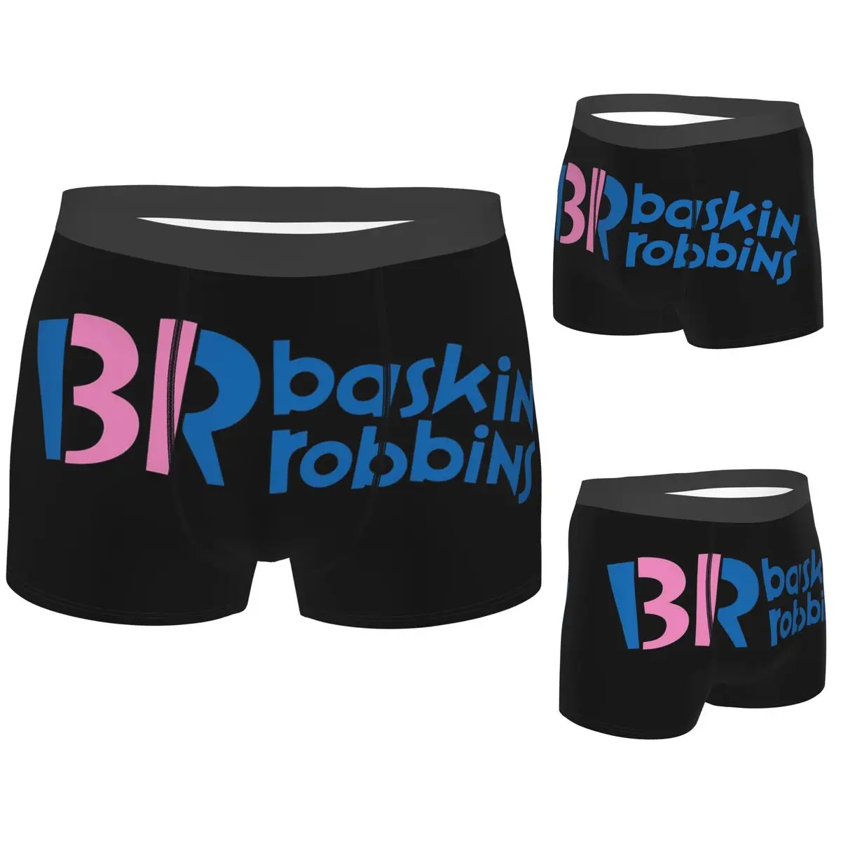 

Boxer Underpants Shorts Baskin Robbins Panties Men's Comfortable Underwear for Homme Man Boyfriend Gift