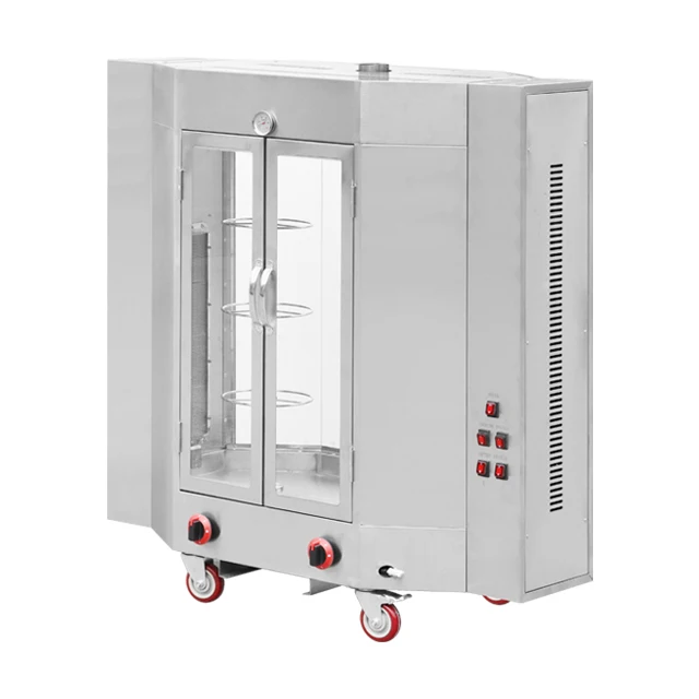 Commercial outdoor barbecue grill is easy to operate High-efficiency vertical gas grill