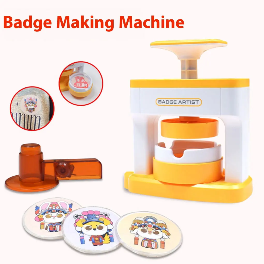 آلة تصنيع الشارات DIY تعزز الإبداع العملي وخفيفة الوزن ومحمولة بدون تركيب