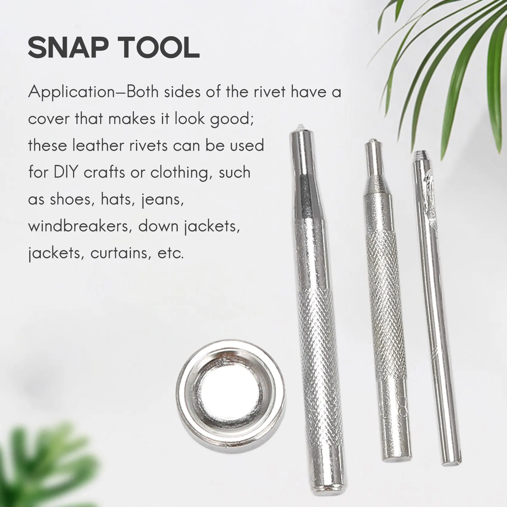 72Pcs 15MM Stainless Steel Fastener Snap Press Stud Button For Marine Boat Canvas With Punching Set Tool Kit Silver