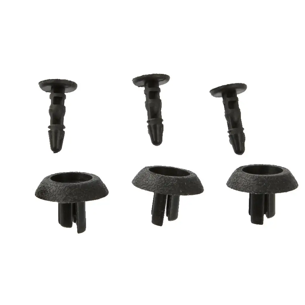 10 Pcs Panel Rivet Fastener Push Type Bumper Mud Flaps Grille Retainers Clips for for Lexus 9046707211