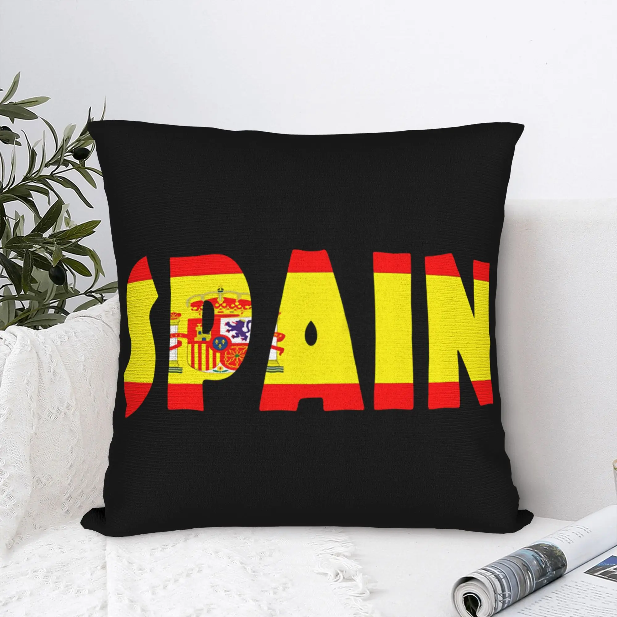 Spain Square Pillow Cases Make Spain Great Again Cushion Cover Creative Zipper Decor Pillowcover for Home 18