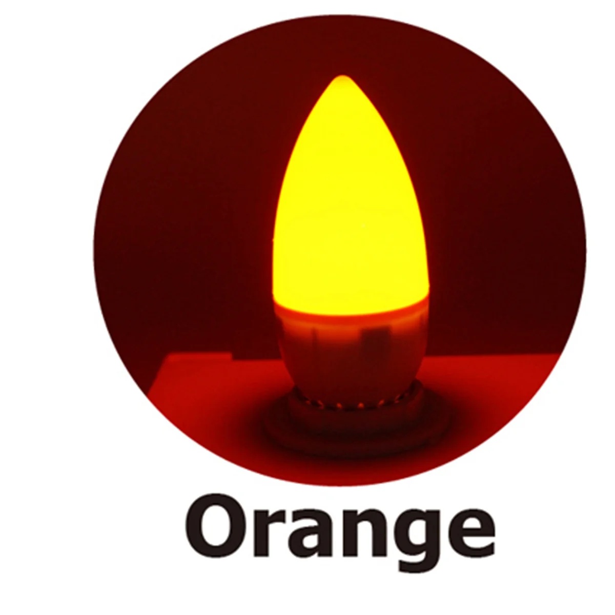 ONCE 4X E14 LED Color Candle Tip Bulb, Color Candle Light,Red