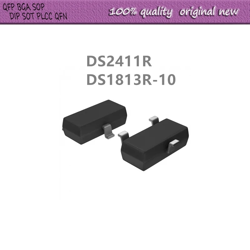 10Pcs/Lot DS2411R  DS2411 DS1813R-10 DS1813 SOT-23