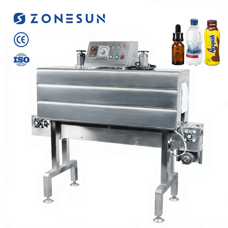 ZS-SX403 Thermal Automatic Heat Advanced Bottle Cling Shrink Tunnel Film Wrapping Packaging Sealing Machine