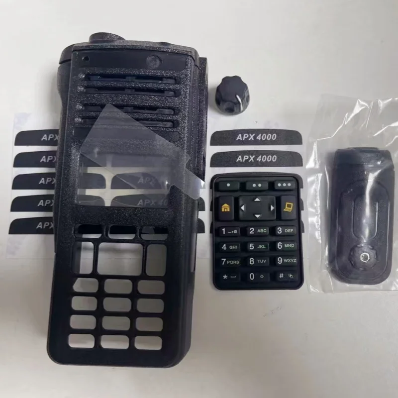 handheld-radio-front-housing-cover-case-kit-for-motorola-apx4000-walkie-talkie-repair-accessories