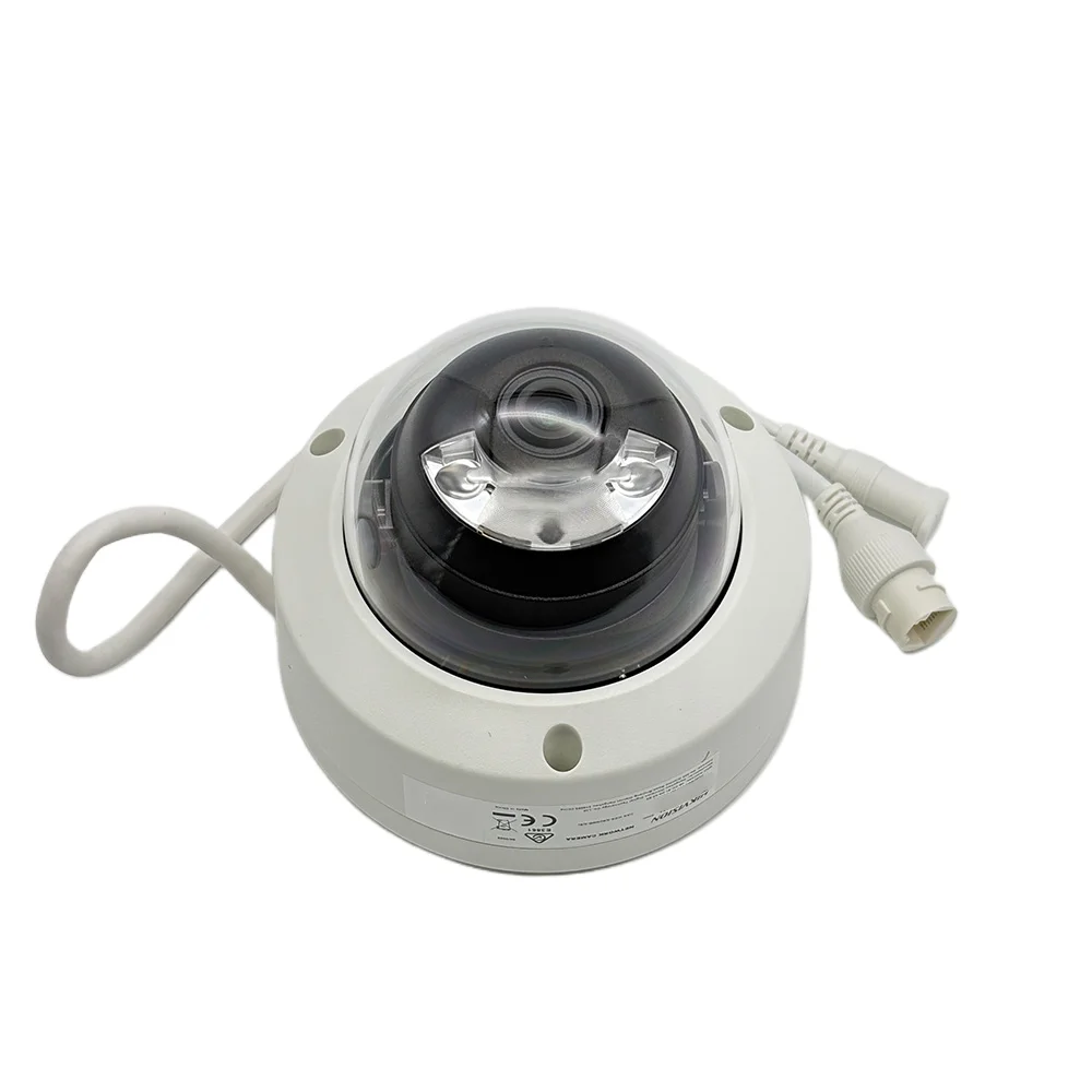 كاميرا مراقبة Hikvision4MP ColorVu كاملة الألوان للرؤية الليلية DS-2CD1147G2-L H.265 + مقاومة لتسرب الماء IP67 الصوت CCTV للمنزل في الهواء الطلق