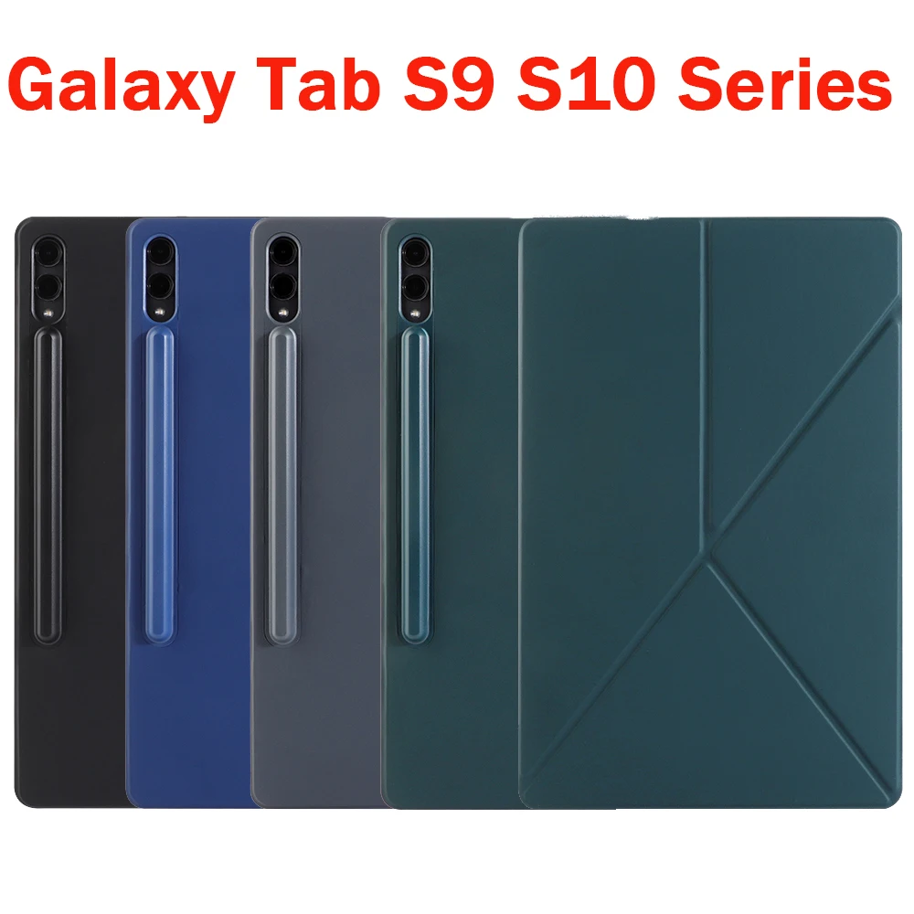 Etui Magneti do Samsung Galaxy Tab S10 Plus Two Angles Stand Cover do S9 FE z uchwytem na ołówek do S10 Ultra Auto Sleep Wake