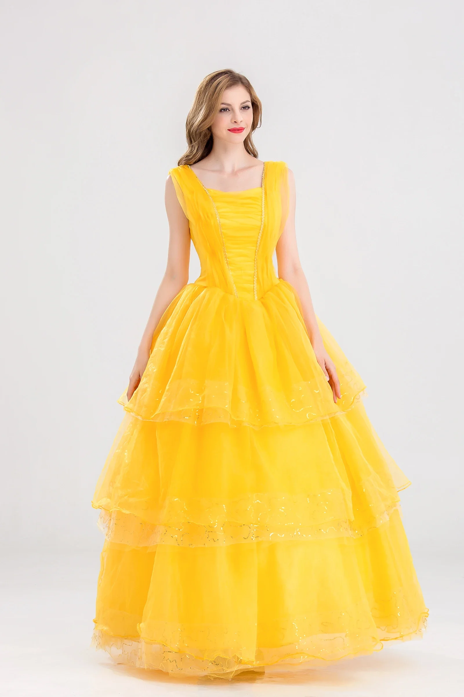 Halloween Costume Adult  Princess Beauty Costume for Women Princess Belle Dress up Ball Gown  Christmas Dresses for Women