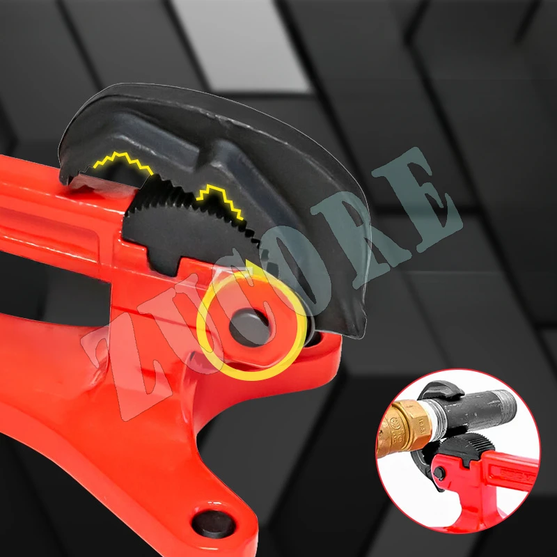 PV01 파이프 바이스 파이프 클램프 및 브래킷 알루미늄 파이프 바이스 자동 조임 자동 잠금 유형