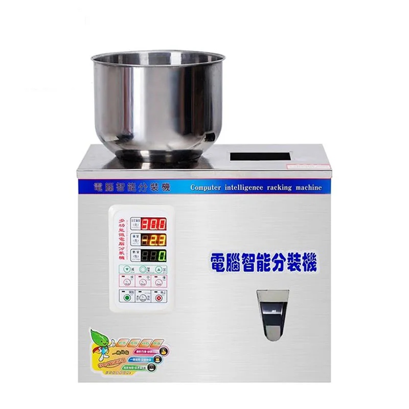 1-200 جرام السيارات الفولاذ المقاوم للصدأ آلة تعبئة مسحوق الحبيبات ماكينة وزن أوتوماتيكية آلة تعبئة الحبوب لبذور حبوب الشاي