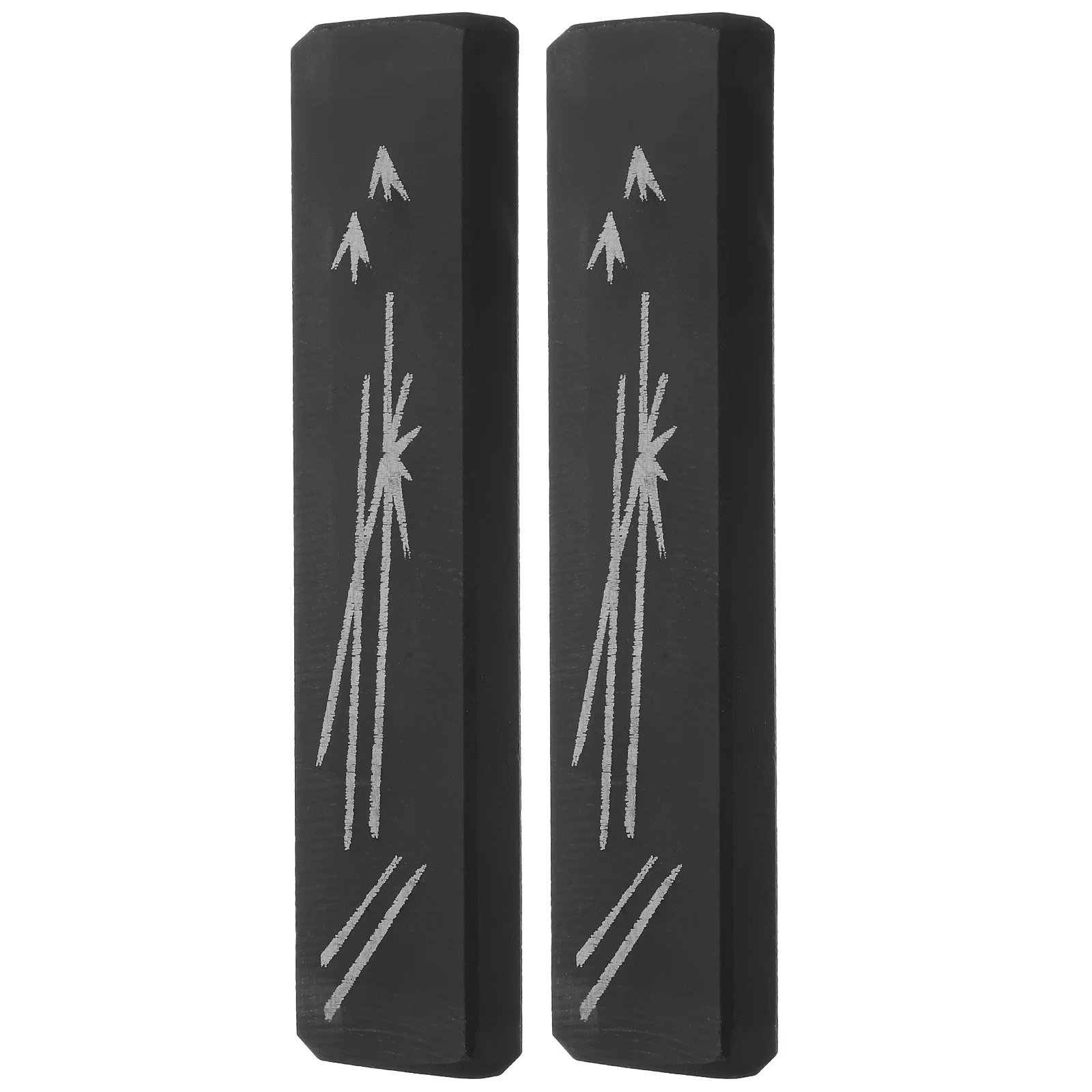 

2Pcs Stone Paperweight Natural Texture Heavy Duty Desktop Decor for Chinese Calligraphy Sumi Drawing Office Decoration