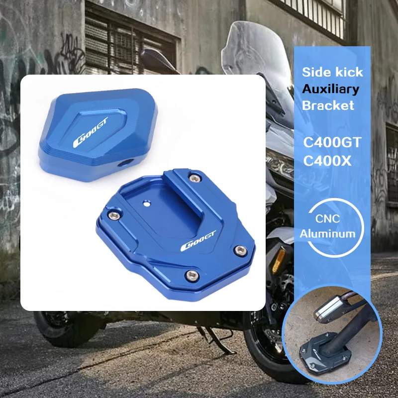 Pour BMW C400X C400GT K51 C400 X GT C 400X 400gt 2019-2023 moto CNC béquille pied support latéral rallonge support de plaque