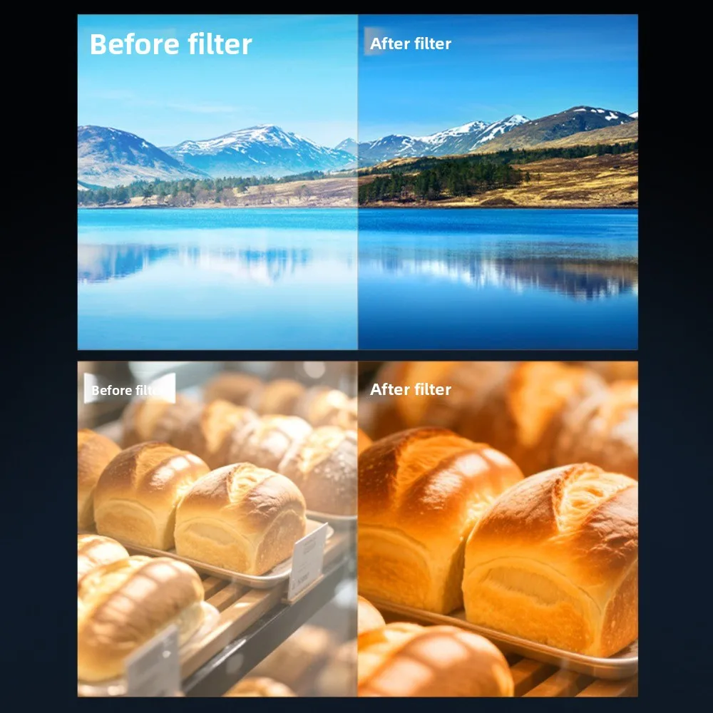 Filtre polarisant pour téléphone portable, 52mm, élimine les réflexions, filtre de téléphone CPL haute définition, magnétique, réduit l'éblouissement, lentille de filtre pour téléphone