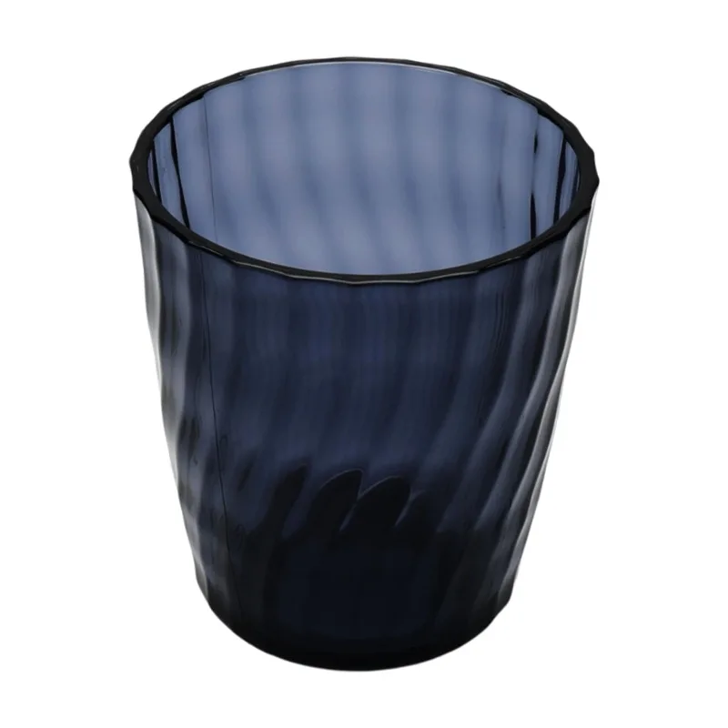 كوب أكريليك قصير منقوش بقوة 14 أونصة، أزرق #5