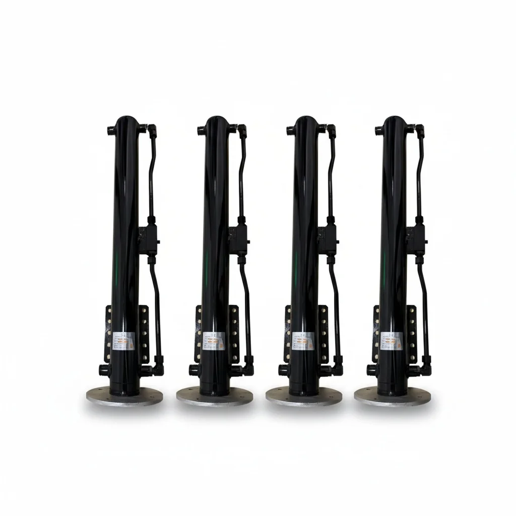 Hydraulic Automatic Leveling System,12V 24V Double Acting Steel Cylinder, RV Leveling Jacks,for Caravan Fiat Ducato Ford Transit