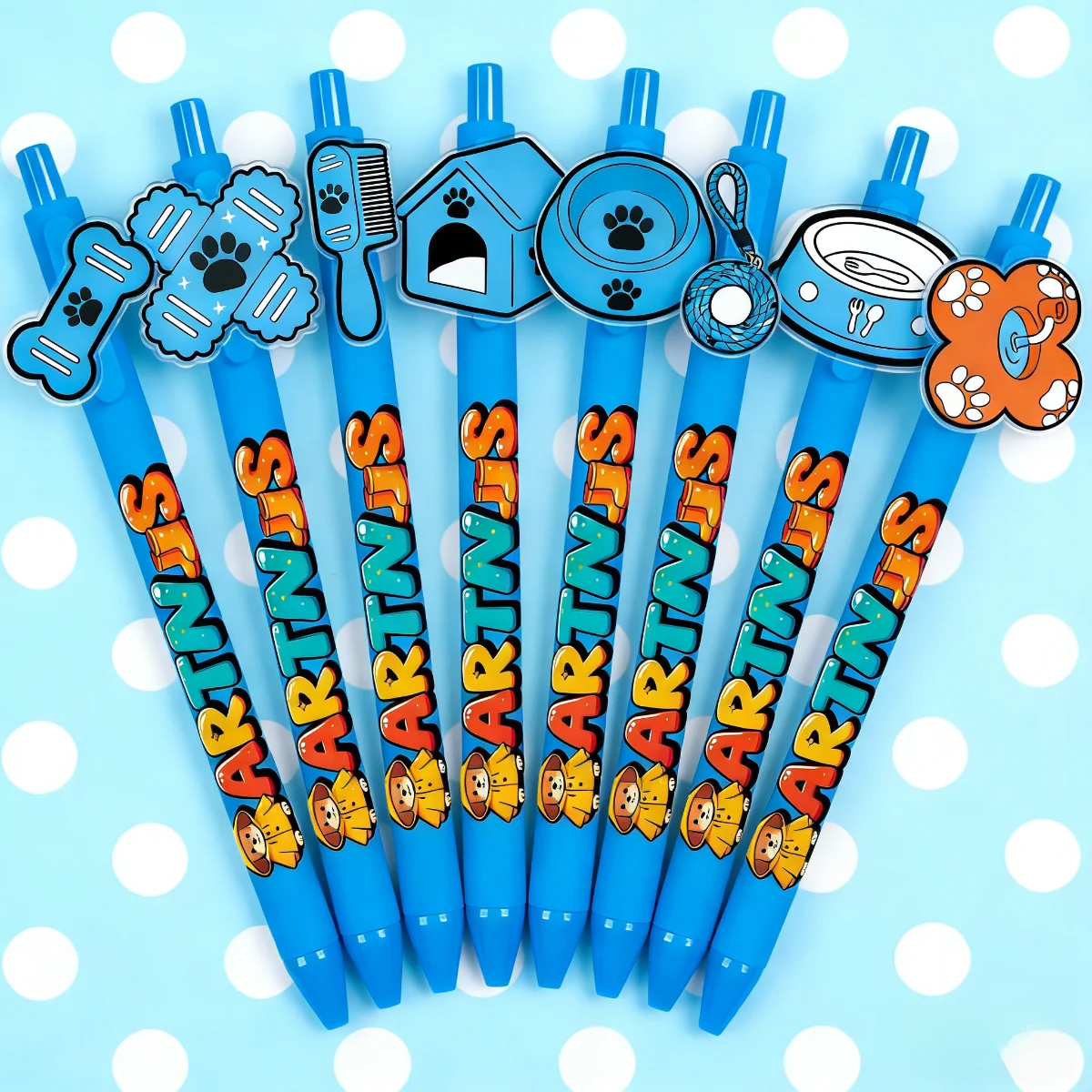 

8 pieces / 16 pieces cute paw print pattern ballpoint pens. Special pens for pet lovers. Special pens for daily record keeping.