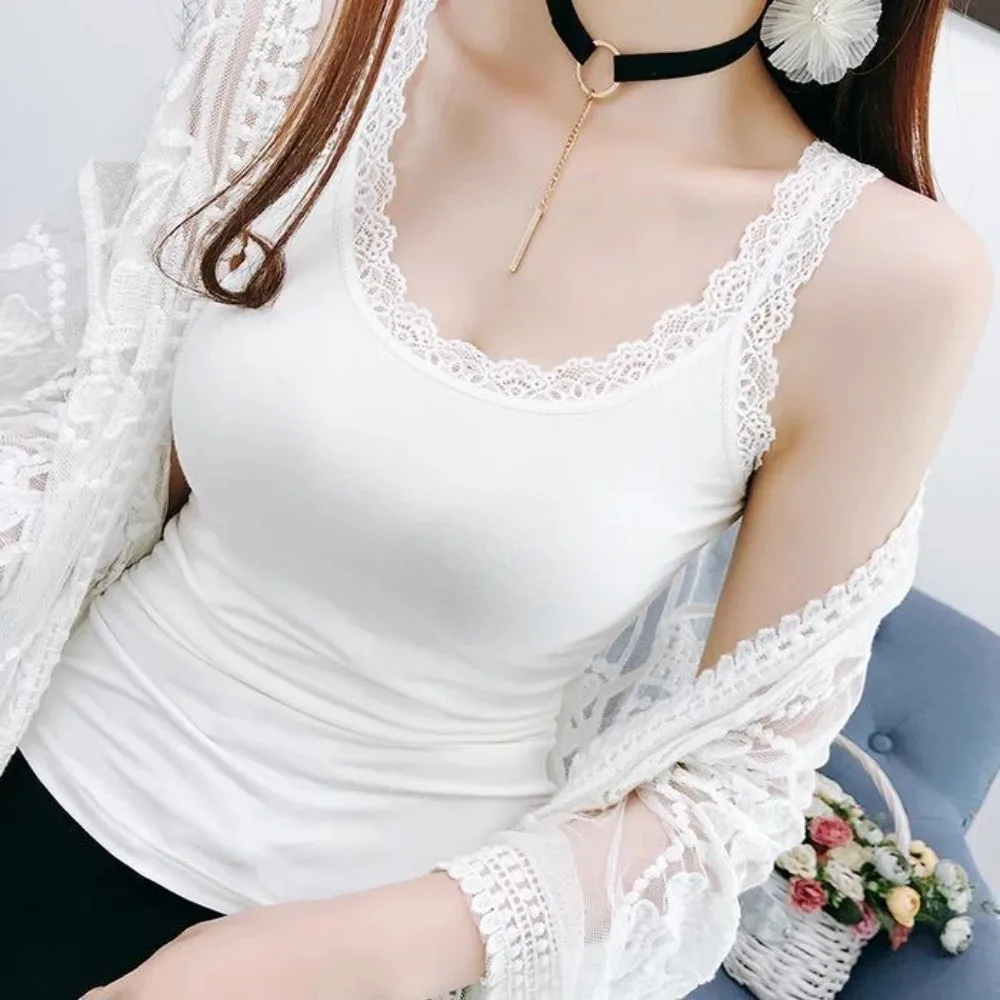 Casual U Neck Summer Tank Tops Sleeveless Slim Cami Top Shirt Camisoles Loose Vest Corset for Women