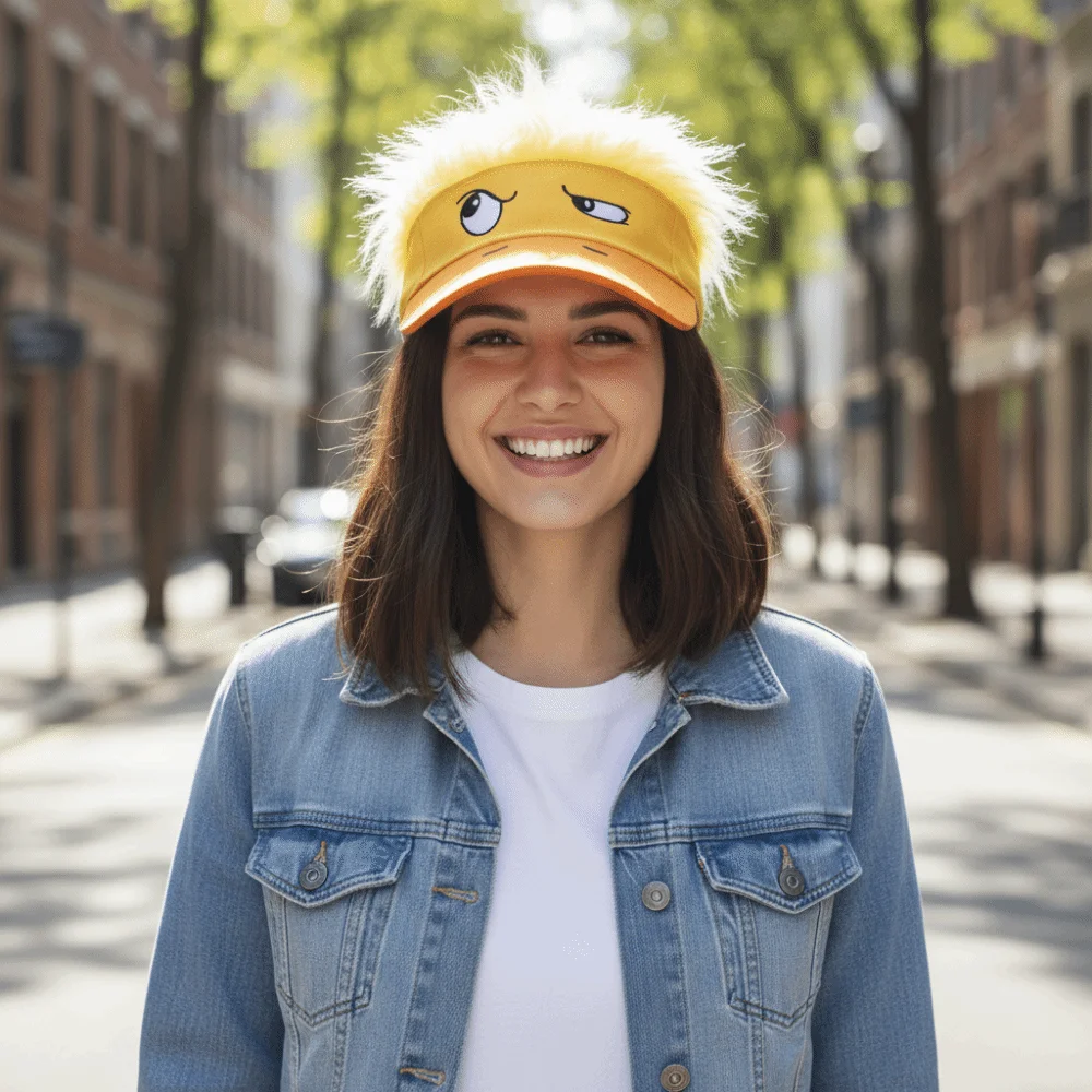 

Lightweight Duckling Decorated Wig Cap Soft Top Breathable Embroidered Baseball Cap Fashionable Versatile Duck Tongue Cap