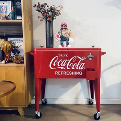 Carrello isolante per esterni, scatola portaoggetti, carrello da campeggio, secchio frigorifero refrigerato, armadietto per Snack