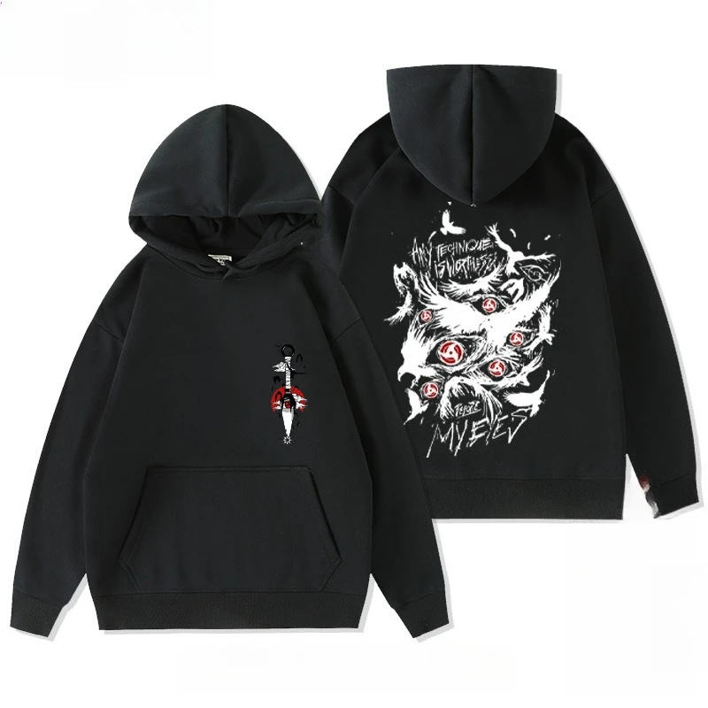 

Oroshimaru Uchibo Ferret Naruto Retro Anime Print Hoodie Sweater Autumn and Winter 2025 Fashion New Hot Men's Loose
