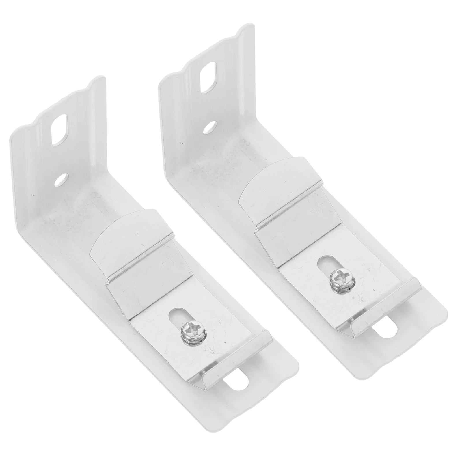 

2pcs Vertical Blinds Brackets Iron L-Shaped Mounting Clips 1-1/2 Inch 38Mm Width For Window Blind Hardware Parts Fixtures