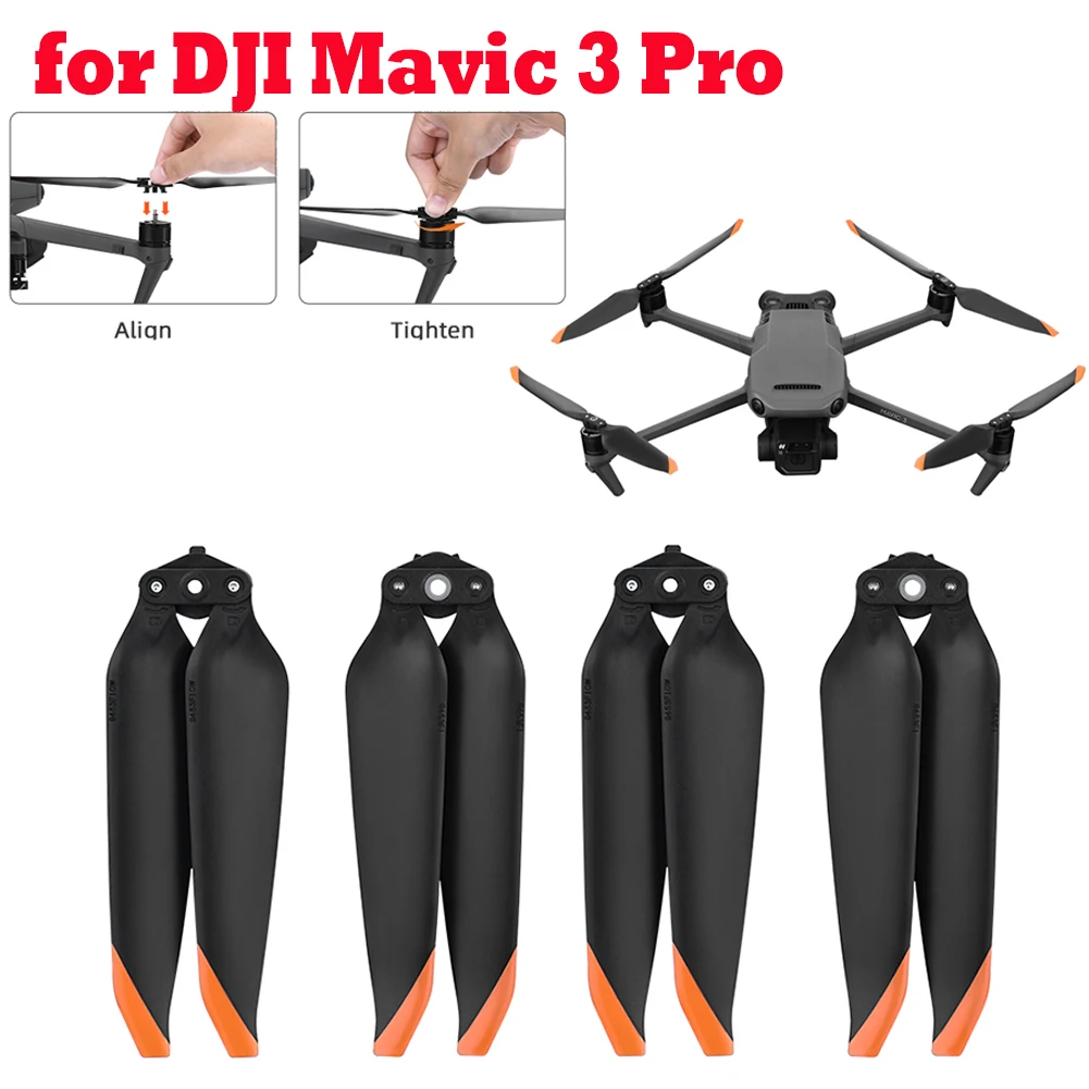 2 Pairs 9453T Propeller Quick Release Foldable Props Blade Light Weight Screw Wing for DJI Mavic 3 Pro/Mavic 3/Mavic 3 Classic