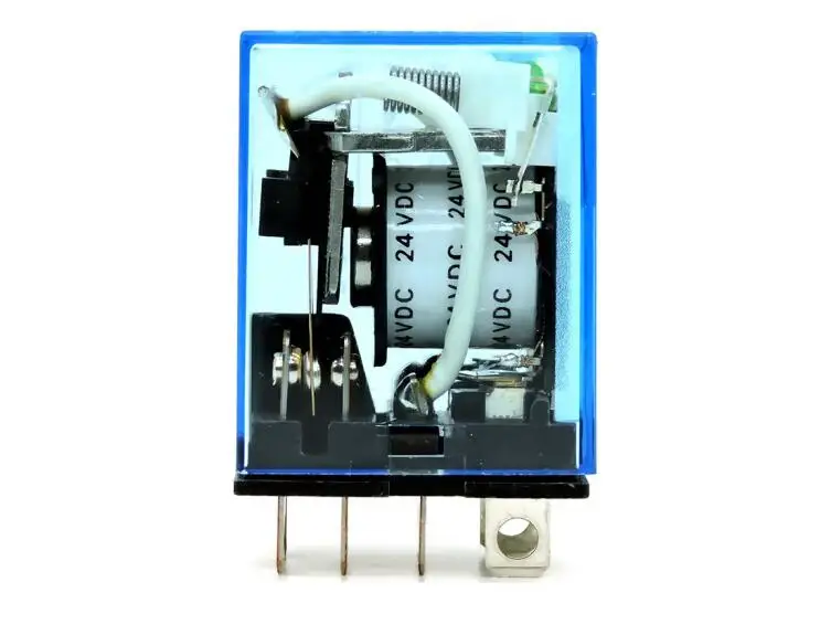 Original LY2N-D2-J small intermediate relay 2 open 2 close 8-pin 10A with light  DC24V LY2N-D2-J