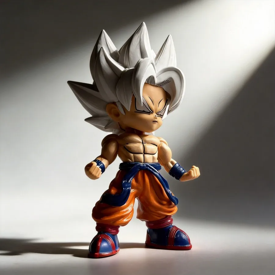 

Dragon Ball Son Goku Figure Q Version 16cm Anime Decoration Desktop Ornament Gift for Fans Collection